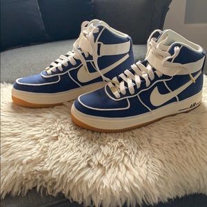 air force 1 high canvas